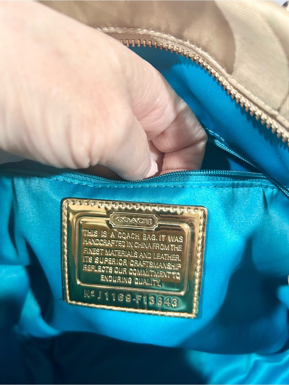 Coach Poppy Signature Sateen Spotlight Tote - Picture 7 of 8